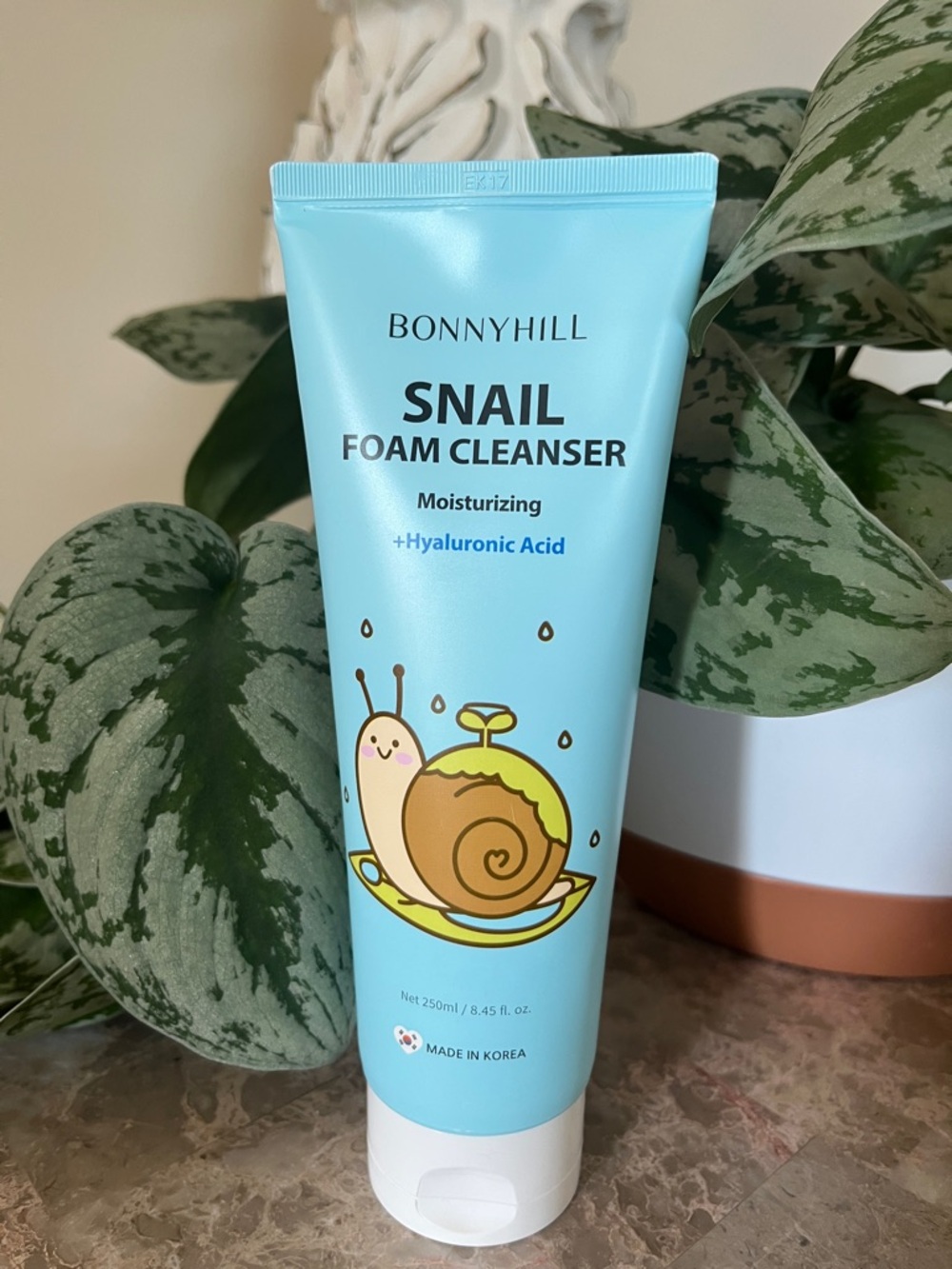 Bonnyhill Korean Snail Foam Cleanser - 250ml New/Sealed